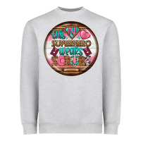 Heather Grey nurse round earrings 1 Heavyweight Sweatshirt - BundleAndBundleShop