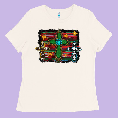 Ladies Tee Western Cross