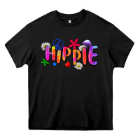Black hippie Heavy Core Tee - Zillion Design Studio