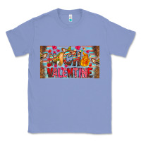 Colony Blue Nach Valentine Classic Tee - CowhideDigitalArt