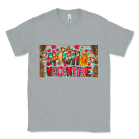 Heather Grey Nach Valentine Classic Tee - CowhideDigitalArt