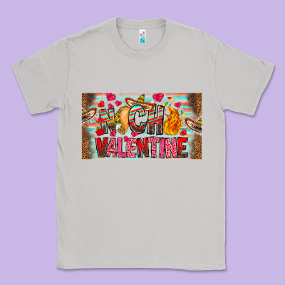 Nach Valentine Classic Tee Designed By Cowhidedigitalart