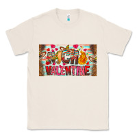 Natural Nach Valentine Classic Tee - CowhideDigitalArt