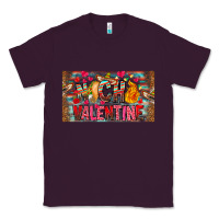 Plum Nach Valentine Classic Tee - CowhideDigitalArt