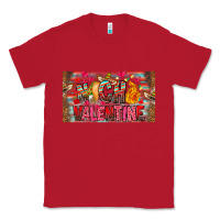 Red Nach Valentine Classic Tee - CowhideDigitalArt