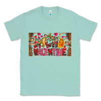 Seafoam Nach Valentine Classic Tee - CowhideDigitalArt
