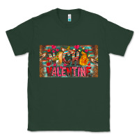 Sports Green Nach Valentine Classic Tee - CowhideDigitalArt