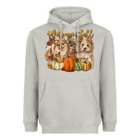 Moon Dust welcome fall with dogs Heavyweight Hoodie - LillyAllenDesigns