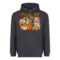 Smoke welcome fall with dogs Heavyweight Hoodie - LillyAllenDesigns