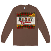 Chestnut merry Christmas sunflowers Long Sleeve Tee - Jasminsmagicworld