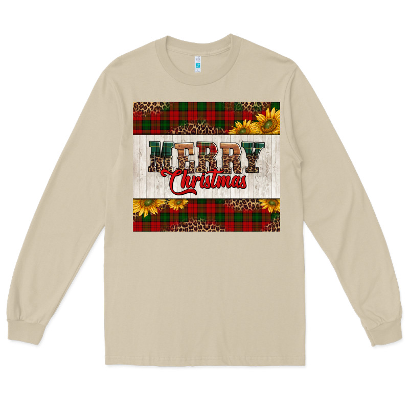Merry Christmas Sunflowers Long Sleeve Tee by Jasminsmagicworld | Teevron