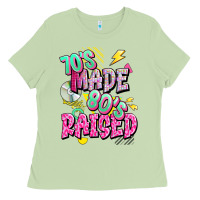 Matcha 70s made 80s raised Ladies Tee - texasbilliewilder