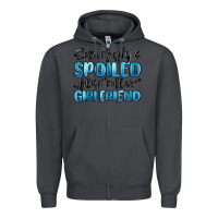 Smoke somebodys spoiled blue collar girlfriend Zipper Hoodie - MaliasSmallBusiness