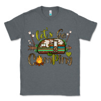 Charcoal Heather let's go camping Classic Tee - BarkalooDesign