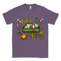 Lavender let's go camping Classic Tee - BarkalooDesign