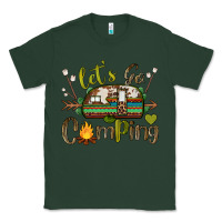 Sports Green let's go camping Classic Tee - BarkalooDesign