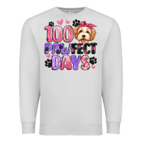 Dove Grey 100 pawfect days Premium Sweatshirt - Artiststas