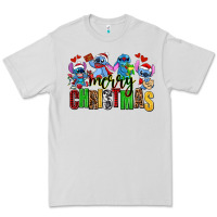 Dove Grey merry christmas stitch Premium Tee - AdoDesignShop