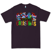 Plum merry christmas stitch Premium Tee - AdoDesignShop