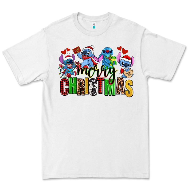Merry Christmas Stitch Premium Tee by AdoDesignShop | Teevron