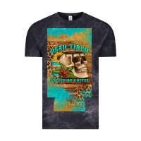 Cloud Black dead tired fueled by coffee 12 oz can cooler  (slim) Vintage Tee - Artiststas