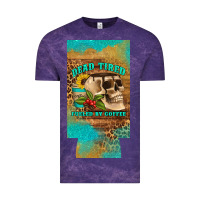 Cloud Purple dead tired fueled by coffee 12 oz can cooler  (slim) Vintage Tee - Artiststas
