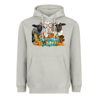 Moon Dust pumpkin season with baby sheeps and goat Heavyweight Hoodie - LillyAllenDesigns