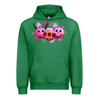 Emerald pink christmas Urban Hoodie - CowGirlArtShop