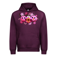 Mauve Wine pink christmas Urban Hoodie - CowGirlArtShop