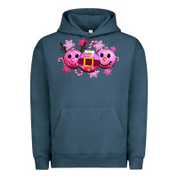 Pigment Midnight Navy pink christmas Urban Hoodie - CowGirlArtShop