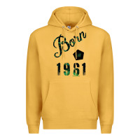 Mustard Born In 1961 Premium Hoodie - Bettercallsaul