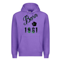 Purple Born In 1961 Premium Hoodie - Bettercallsaul