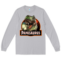 Moon Dust Western Papasaurus Papa Dinosaur Long Sleeve Tee - LillyAllenDesigns
