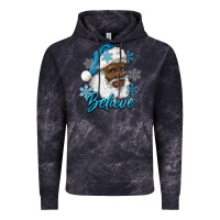 Cloud Black winter christmas african american santa believe Vintage Hoodie - RanaPortraitStore