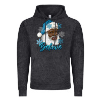 Vintage Black winter christmas african american santa believe Vintage Hoodie - RanaPortraitStore