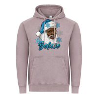 Vintage Zinc winter christmas african american santa believe Vintage Hoodie - RanaPortraitStore