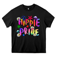 Black hippie pride Heavy Core Tee - Zillion Design Studio
