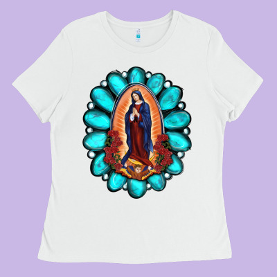 Ladies Tee Gemstone Lady Of Guadalupe