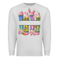 Dove Grey easter teacher pencils Premium Sweatshirt - Artiststas