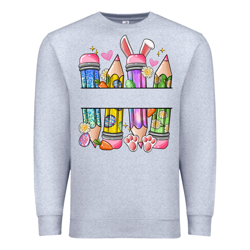 Easter Teacher Pencils Premium Sweatshirt by Artiststas | Teevron
