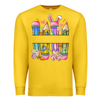 Lemon easter teacher pencils Premium Sweatshirt - Artiststas