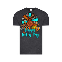 Vintage Black happy turkey day Vintage Tee - JahusDesignShop