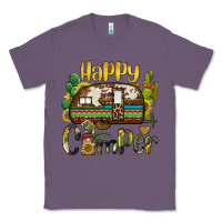 Lavender happy camper caravan and gnome Classic Tee - BarkalooDesign