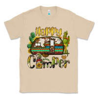 Mushroom happy camper caravan and gnome Classic Tee - BarkalooDesign