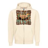 Sandshell raising hell with the hippies and the cowboys Zipper Hoodie - NancyCooperArtShop