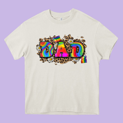 Dad Pride Heavy Core Tee Designed By Zillion Design Studio