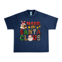 Navy made in santa claus ado Urban Heavy Tee - AdoDesignShop