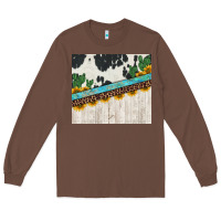 Chestnut cowhide sunflowers cactus Long Sleeve Tee - Jasminsmagicworld