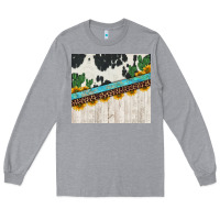 Heather Grey cowhide sunflowers cactus Long Sleeve Tee - Jasminsmagicworld