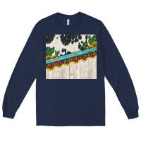 Navy cowhide sunflowers cactus Long Sleeve Tee - Jasminsmagicworld